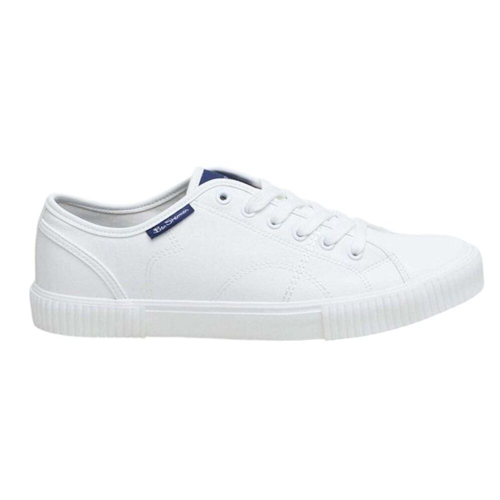 Ben Sherman Mens Logo Sneakers / White